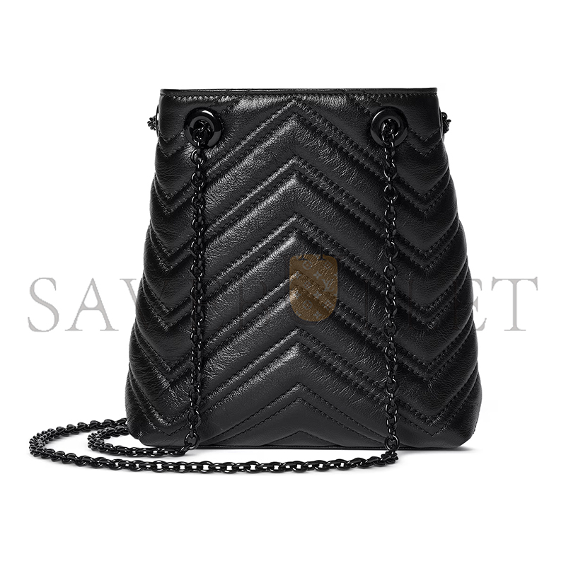GUCCI GG MARMONT NANO BUCKET BAG 856404 (17*16*6.5cm) GUCCI GG MARMONT NANO BUCKET BAG 856404 (17*16*6.5cm)
